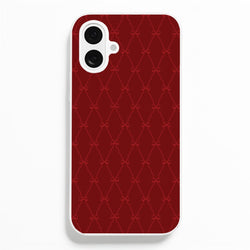 Red Bow Pattern  - Christmas Patterns Phone Case for iPhone 16 Plus