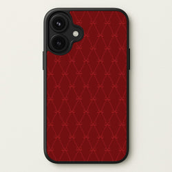 Red Bow Pattern Phone Case for iPhone 17