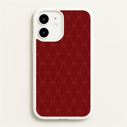 Red Bow Pattern  - Christmas Patterns Phone Case for iPhone 12 Mini