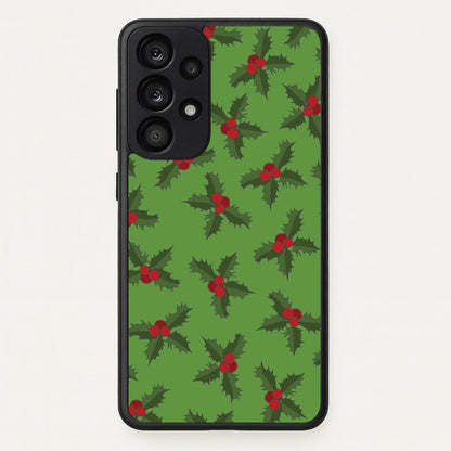 Holly Pattern  - Christmas Patterns Phone Case for Galaxy A53