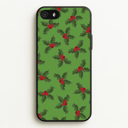 Holly Pattern  - Christmas Patterns Phone Case for iPhone 5 / 5s / SE 2016