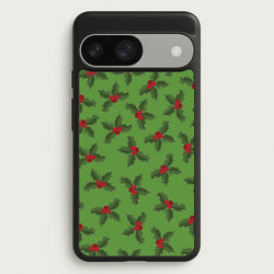 Holly Pattern  - Christmas Patterns Phone Case for Google Pixel 9 / 9 Pro