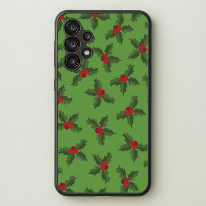 Holly Pattern  - Christmas Patterns Phone Case for Galaxy A13
