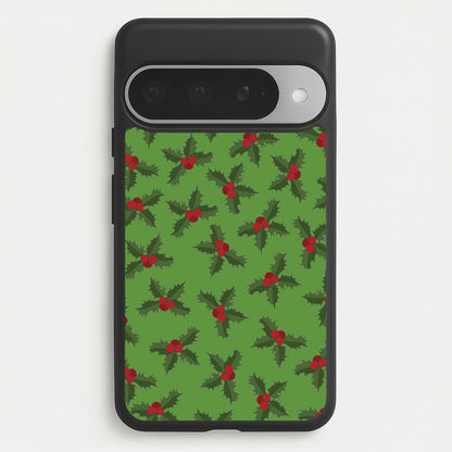 Holly Pattern Phone Case for Google Pixel 10 Pro XL