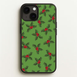 Holly Pattern  - Christmas Patterns Phone Case for iPhone 13