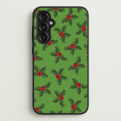 Holly Pattern  - Christmas Patterns Phone Case for Galaxy A14