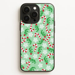 Snow Green Pattern  - Christmas Patterns Phone Case for iPhone 16 Pro Max