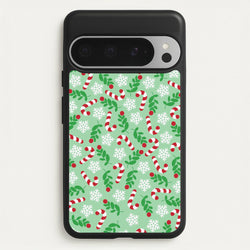 Snow Green Pattern  - Christmas Patterns Phone Case for Google Pixel 9 Pro XL