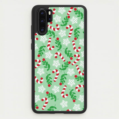 Snow Green Pattern  - Christmas Patterns Phone Case for Huawei P30 Pro
