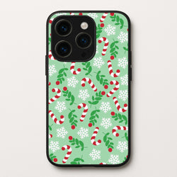 Snow Green Pattern  - Christmas Patterns Phone Case for iPhone 15 Pro
