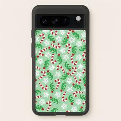 Snow Green Pattern  - Christmas Patterns Phone Case for Google Pixel 8 Pro