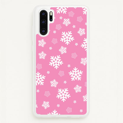 Snow Pink Pattern  - Christmas Patterns Phone Case for Huawei P30 Pro