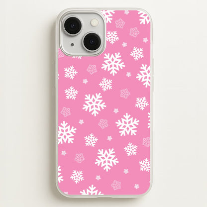Snow Pink Pattern  - Christmas Patterns Phone Case for iPhone 13