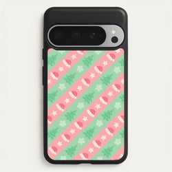Hats And Trees Pattern  - Christmas Patterns Phone Case for Google Pixel 9 Pro XL