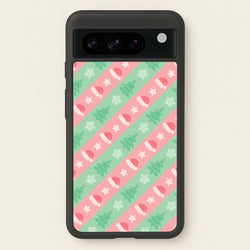 Hats And Trees Pattern  - Christmas Patterns Phone Case for Google Pixel 8 Pro