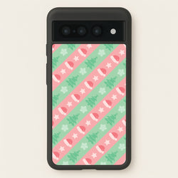 Hats And Trees Pattern  - Christmas Patterns Phone Case for Google Pixel 7 Pro