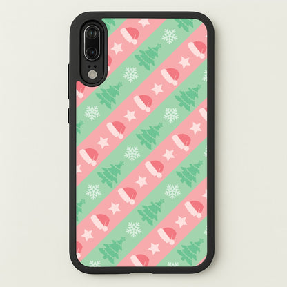 Hats And Trees Pattern  - Christmas Patterns Phone Case for Huawei P20