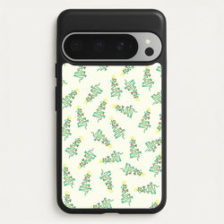 Wiry Tree Pattern  - Christmas Patterns Phone Case for Google Pixel 9 Pro XL