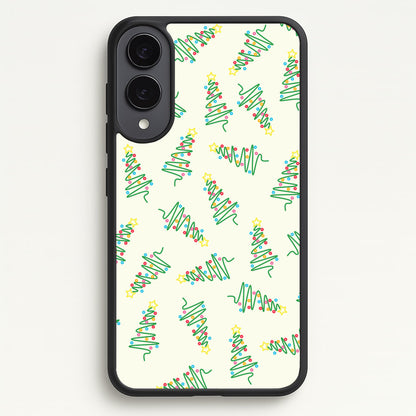 Wiry Tree Pattern  - Christmas Patterns Phone Case for Galaxy S25 Edge