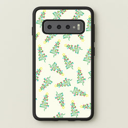Wiry Tree Pattern  - Christmas Patterns Phone Case for Galaxy S10 Plus