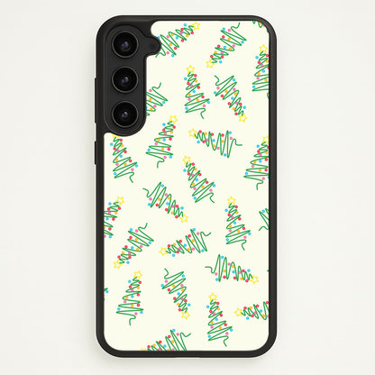 Wiry Tree Pattern  - Christmas Patterns Phone Case for Galaxy S23 Plus