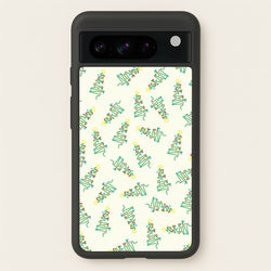Wiry Tree Pattern  - Christmas Patterns Phone Case for Google Pixel 8 Pro
