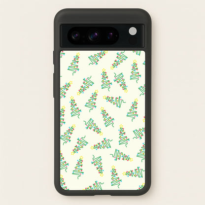 Wiry Tree Pattern  - Christmas Patterns Phone Case for Google Pixel 8 Pro