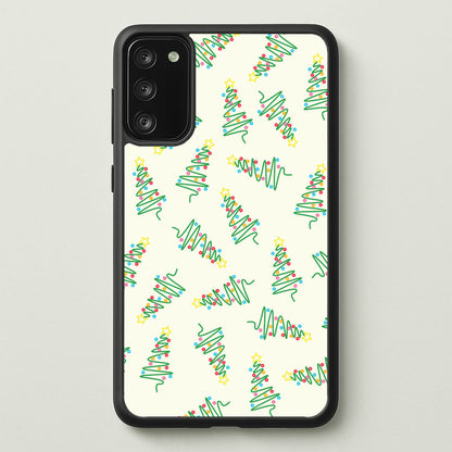 Wiry Tree Pattern  - Christmas Patterns Phone Case for Galaxy S20FE