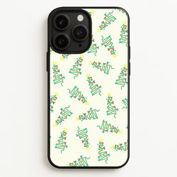 Wiry Tree Pattern  - Christmas Patterns Phone Case for iPhone 11 Pro