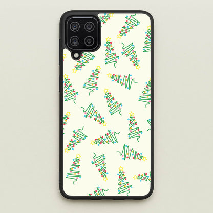 Wiry Tree Pattern  - Christmas Patterns Phone Case for Galaxy A12