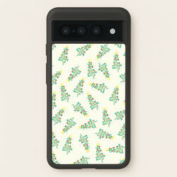 Wiry Tree Pattern  - Christmas Patterns Phone Case for Google Pixel 7 Pro