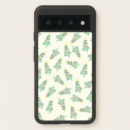 Wiry Tree Pattern  - Christmas Patterns Phone Case for Google Pixel 7 Pro