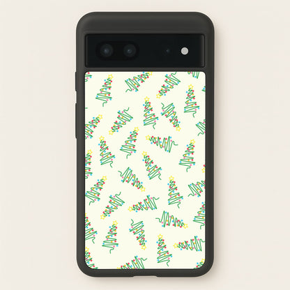 Wiry Tree Pattern  - Christmas Patterns Phone Case for Google Pixel 7