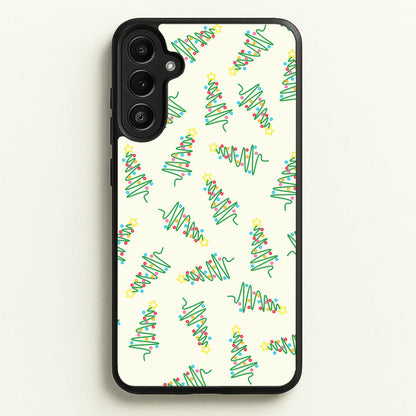 Wiry Tree Pattern  - Christmas Patterns Phone Case for Galaxy A36