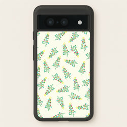 Wiry Tree Pattern  - Christmas Patterns Phone Case for Google Pixel 8