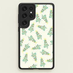 Wiry Tree Pattern  - Christmas Patterns Phone Case for Galaxy S23 Ultra