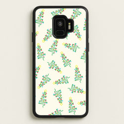 Wiry Tree Pattern  - Christmas Patterns Phone Case for Galaxy S9
