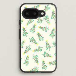 Wiry Tree Pattern  - Christmas Patterns Phone Case for Google Pixel 9a