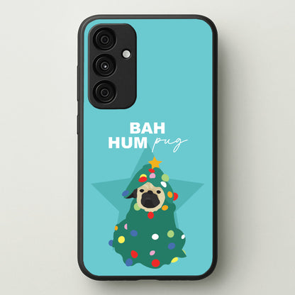 Bah Hum Pug  - Christmas Animals Phone Case for Galaxy A55
