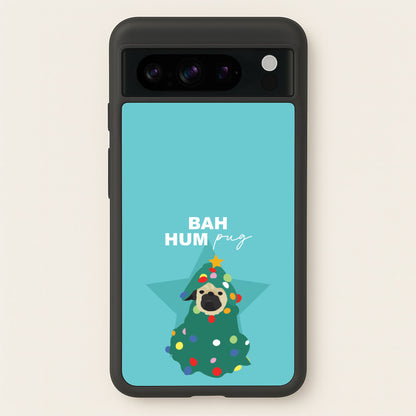 Bah Hum Pug  - Christmas Animals Phone Case for Google Pixel 8 Pro