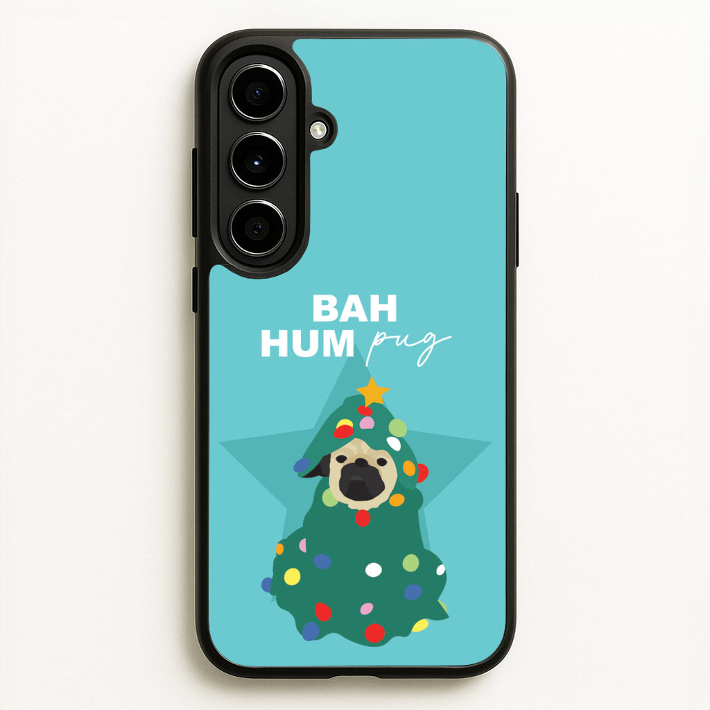 Bah Hum Pug  - Christmas Animals Phone Case for Galaxy A56