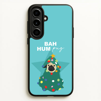 Bah Hum Pug  - Christmas Animals Phone Case for Galaxy A56