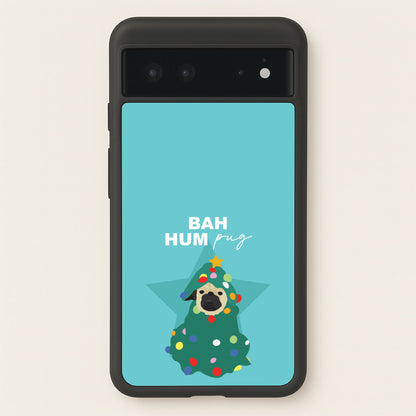 Bah Hum Pug  - Christmas Animals Phone Case for Google Pixel 6