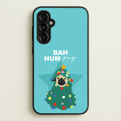 Bah Hum Pug  - Christmas Animals Phone Case for Galaxy A54