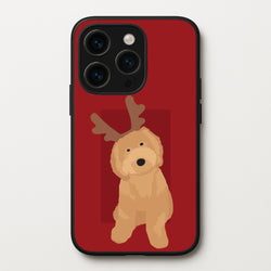 Dog Christmas Ears  - Christmas Animals Phone Case for iPhone 14 Pro Max
