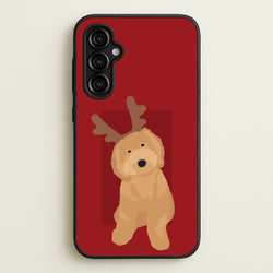 Dog Christmas Ears  - Christmas Animals Phone Case for Galaxy A54
