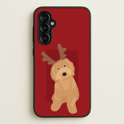 Dog Christmas Ears  - Christmas Animals Phone Case for Galaxy A54