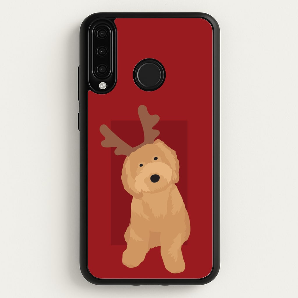 Dog Christmas Ears  - Christmas Animals Phone Case for Huawei P30 Lite