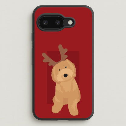 Dog Christmas Ears  - Christmas Animals Phone Case for Google Pixel 9a