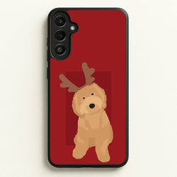 Dog Christmas Ears  - Christmas Animals Phone Case for Galaxy A36
